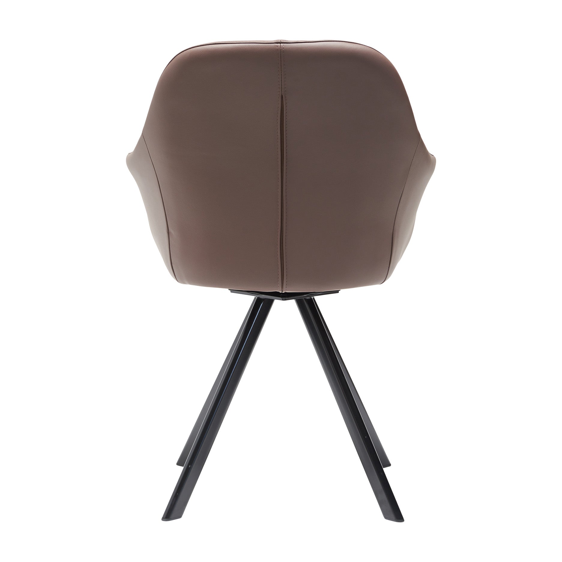 New Age spisebordsstol læder m. drejeben